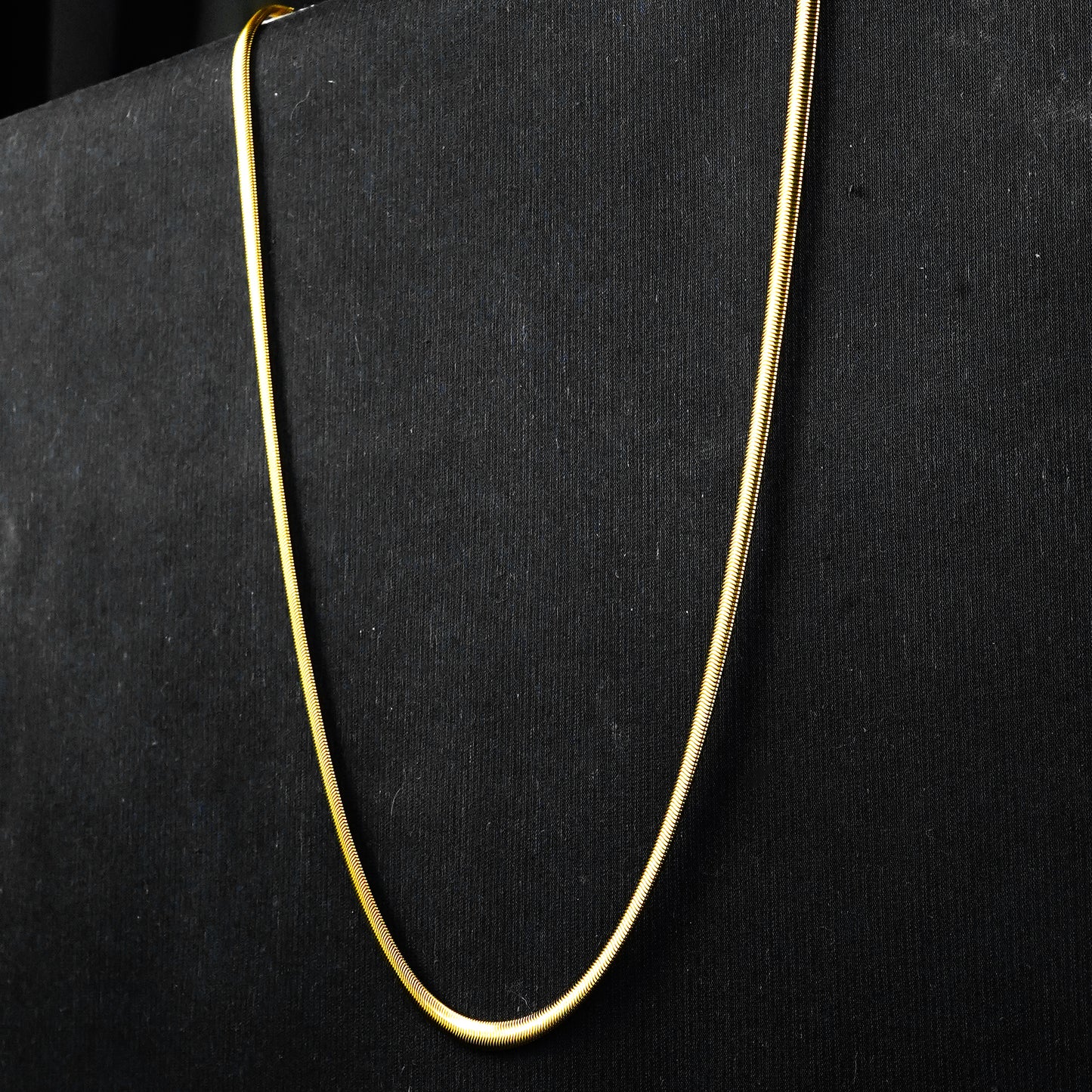 Pair Of Golden Flex Snake Chain Chain
