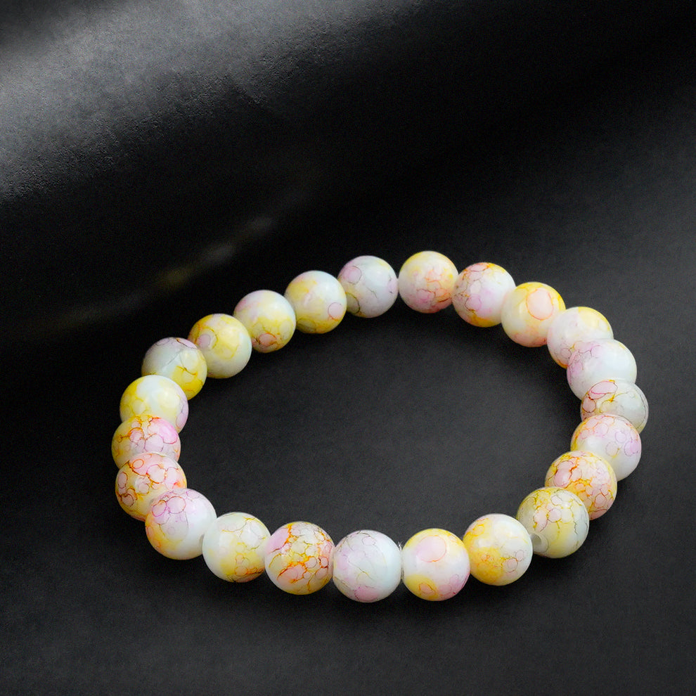 Bundle Of 5 Marble Beaded Bracelet