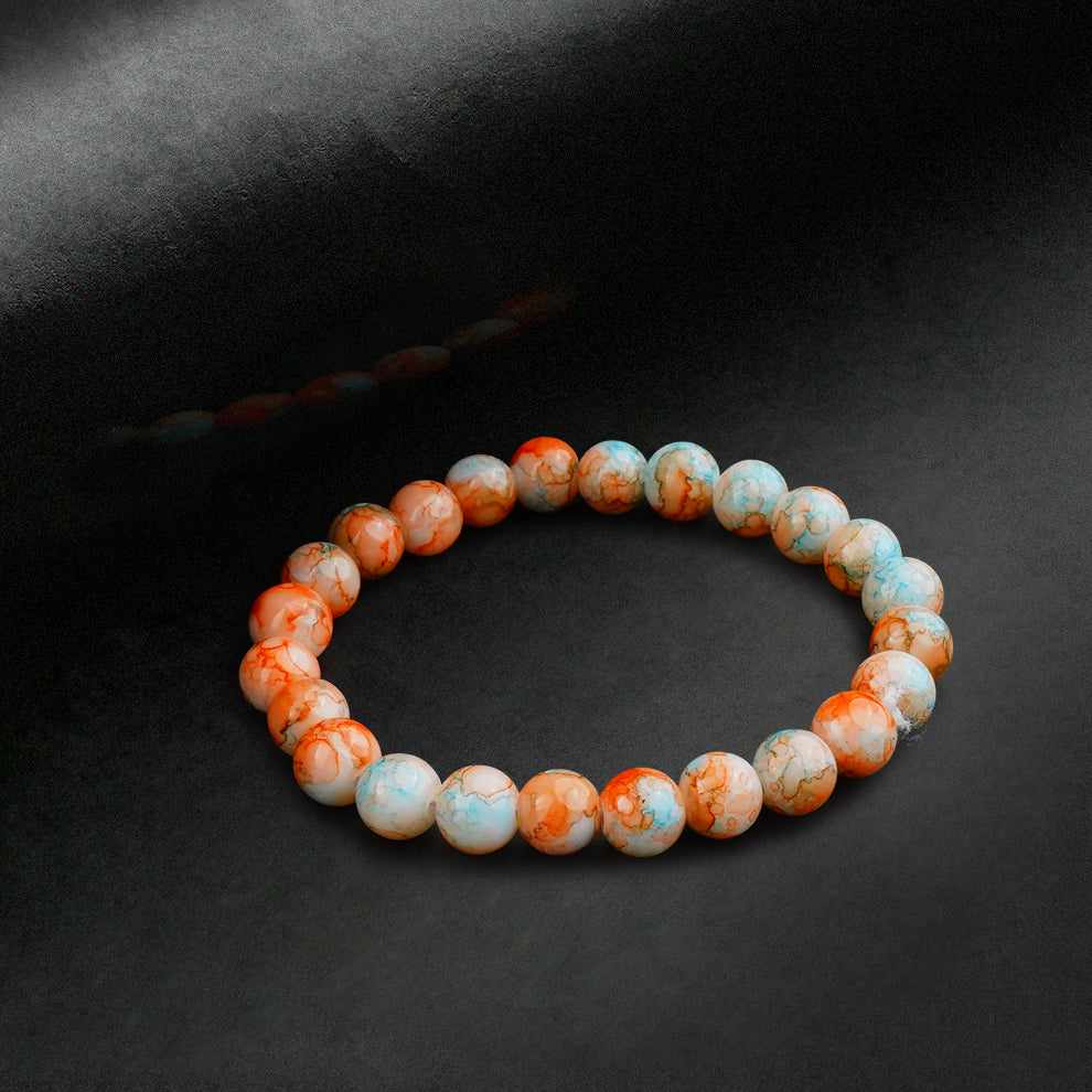 Bundle Of 5 Marble Beaded Bracelet