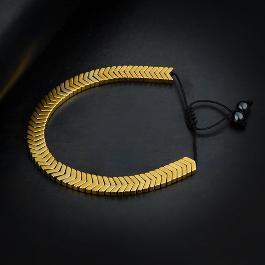 8mm Golden Arrow Bracelet-316L