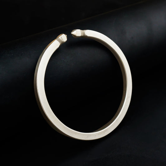 5mm Silver Plain Bangle