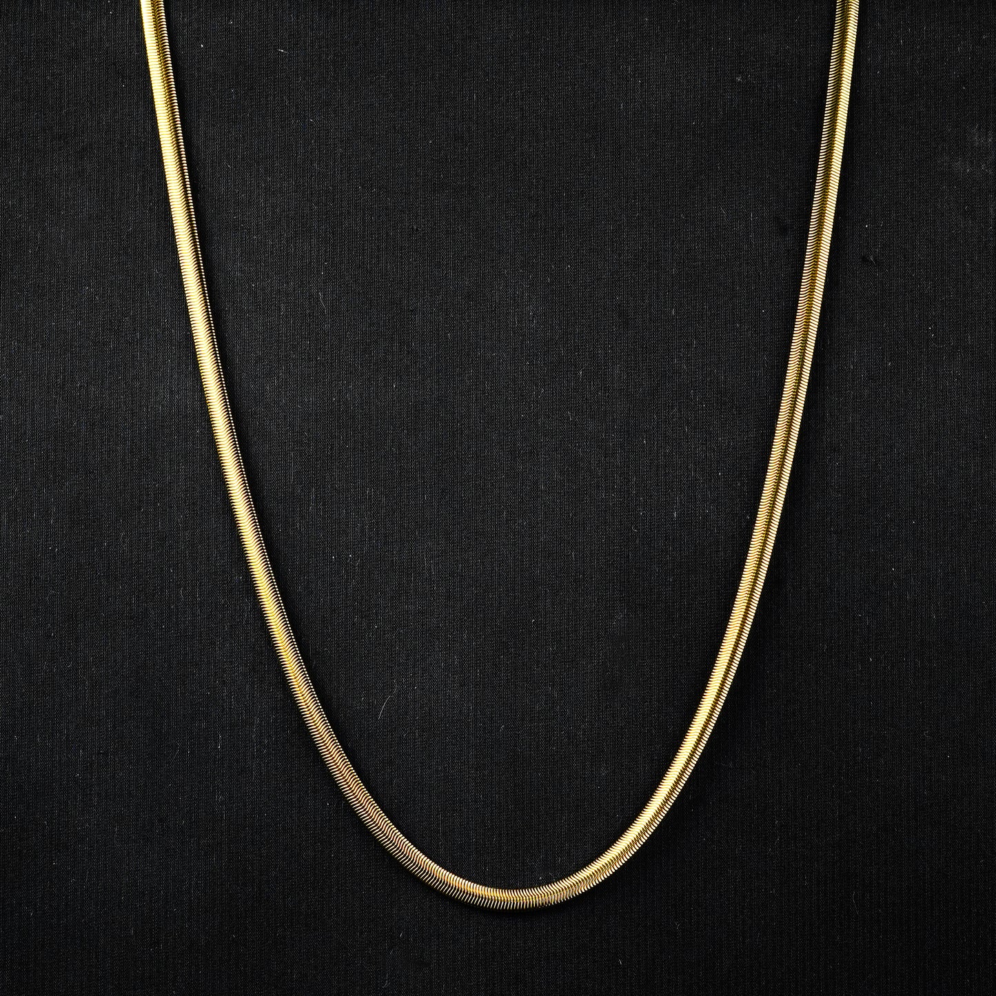 Pair Of Golden Flex Snake Chain Chain