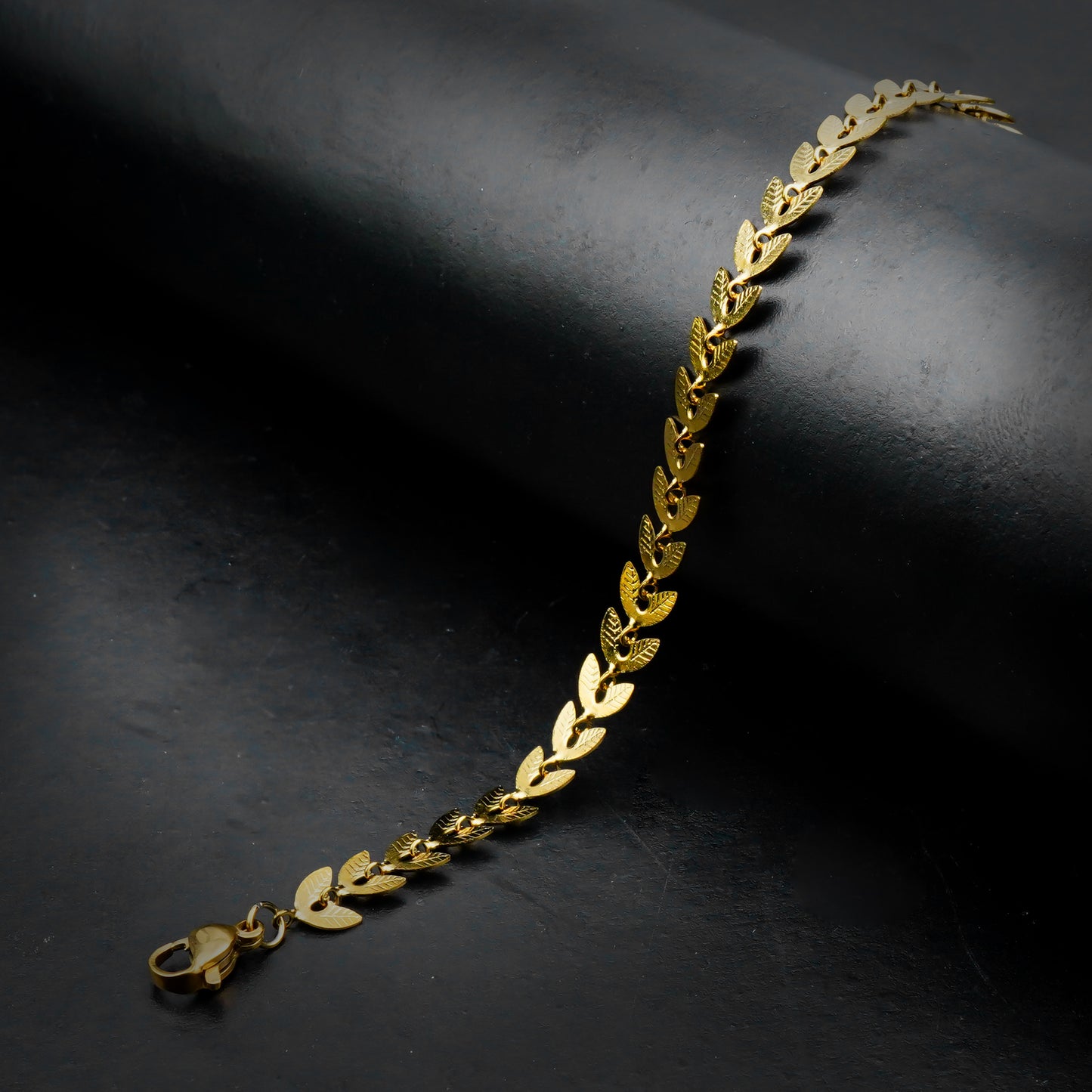 Golden Leaf Bracelet-316L