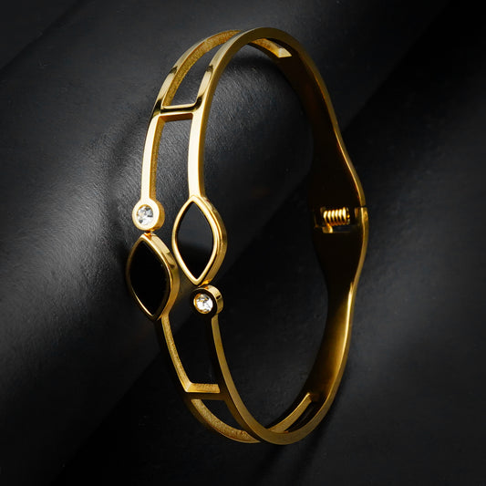 Golden Onyx Bangle-316L