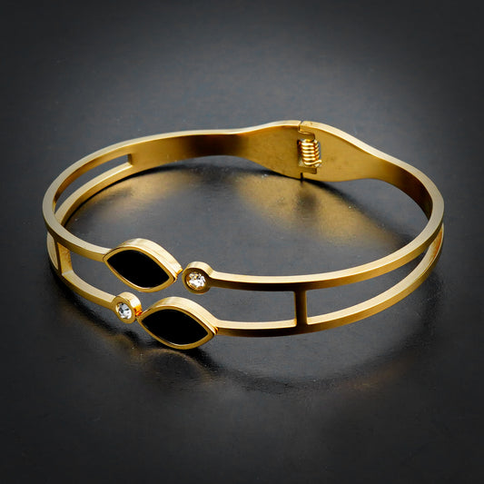 Golden Onyx Bangle-316L