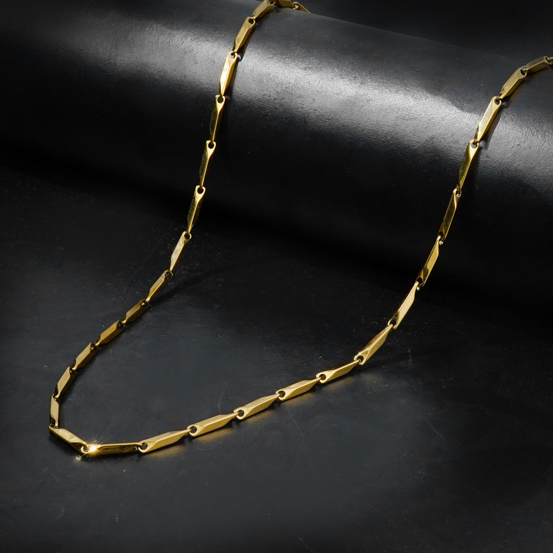 4mm Golden Melon Seeds chain -316L