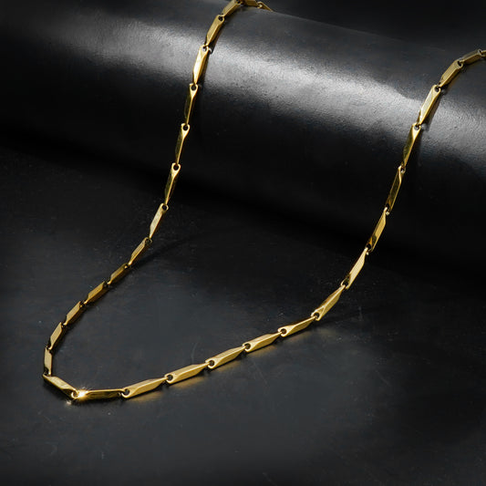 4mm Golden Melon Seeds chain -316L