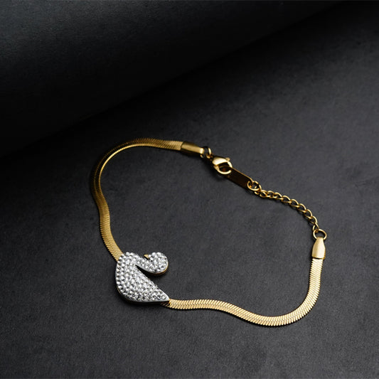 Golden Swan Bracelet