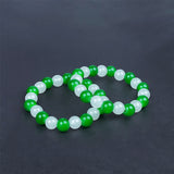 Green and White Bracelet