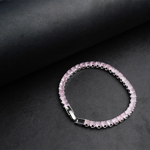 Rose Gold Crystal Diamond Bracelet -316L