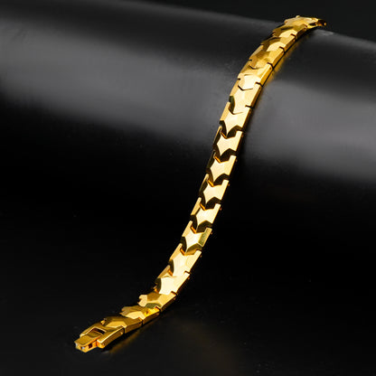 10mm Golden Radiant Magnetic Bracelet