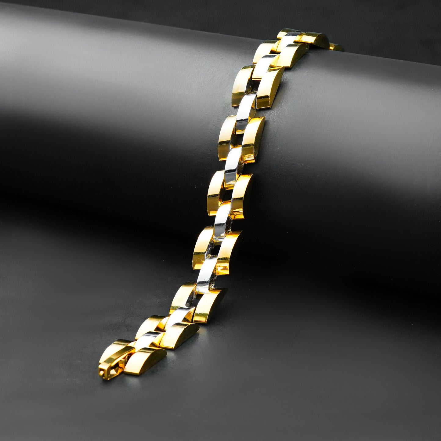 12mm Golden Moonlit chain Bracelet -316L