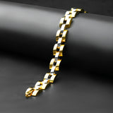 12mm Golden Moonlit chain Bracelet -316L