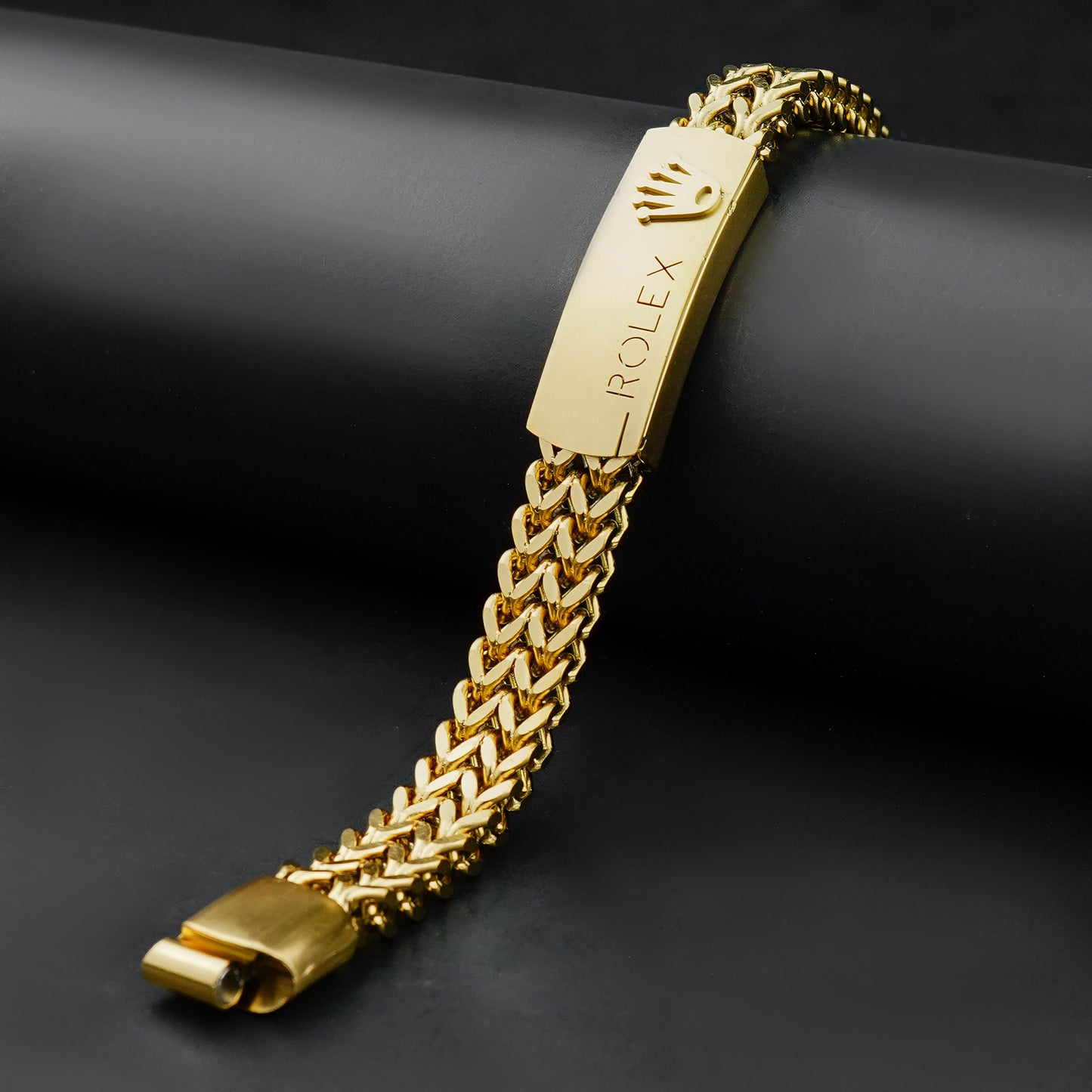 12mm Rolex Golden chain Bracelet -316L