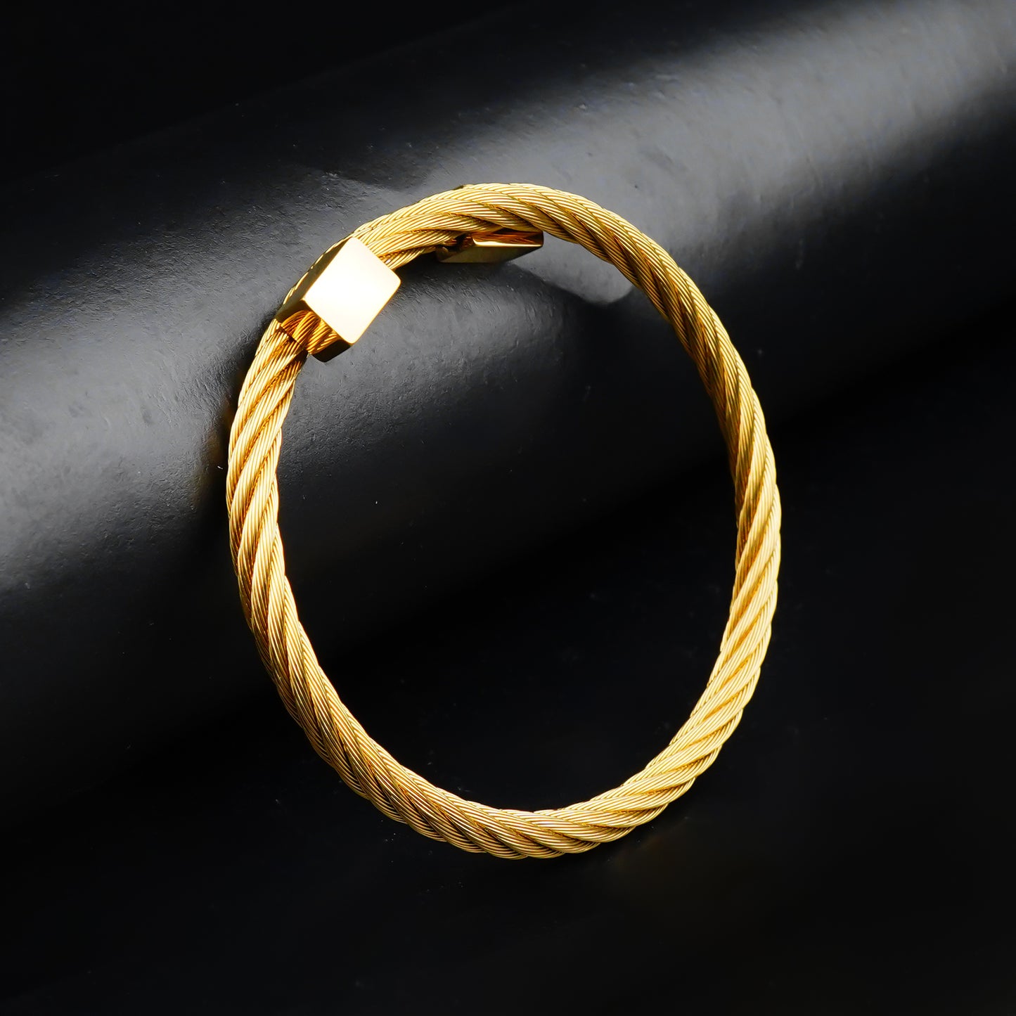 5mm Golden Metallic Bangle -316L