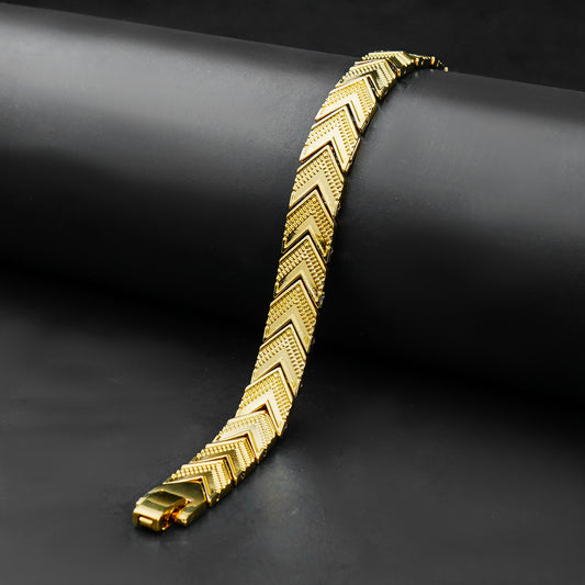 12mm Golden Arrow Elegance chain Bracelet -316L