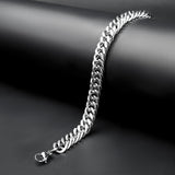 Silver Miami Cuban Link Bracelet