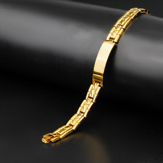 12mm Vintage Gold chain Bracelet -316L