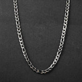 10mm Silver Flex Figaro Chain-316L