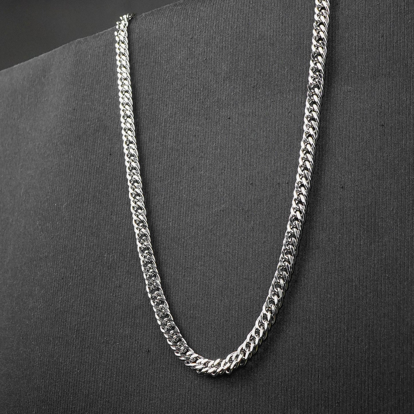 10mm Silver flex Miami Cuban chain -316L