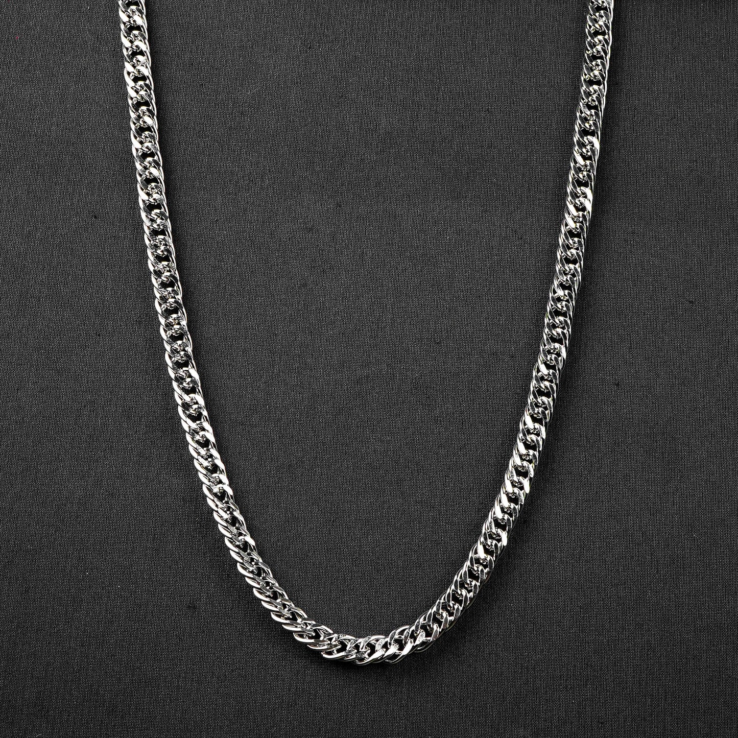 10mm Silver flex Miami Cuban chain -316L