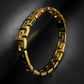 Golden Greek Key Bangle-316L