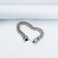 12.5mm Silver Iced Miami Cuban Bracelet