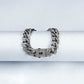 12.5mm Silver Iced Out Miami Cuban Bracelet