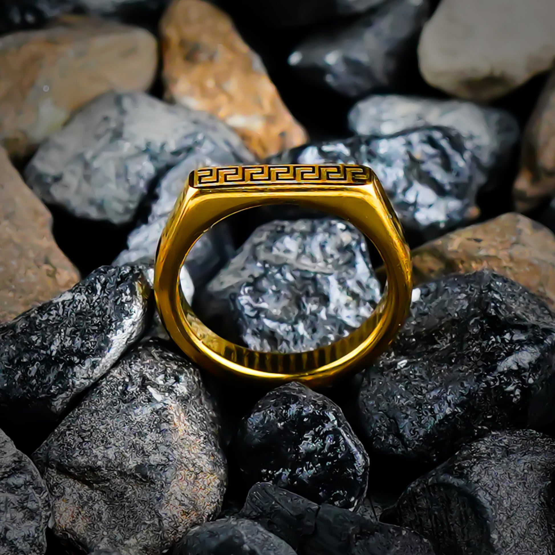 Golden Versace Ring-316L