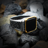 Black Stone Antique Ring-316L