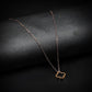 Copper Van Cleef Pendant with Copper Golden Cable Chain -316L