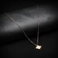 Copper Van Cleef Pendant with Copper Golden Cable Chain -316L