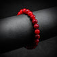 8mm Maroon Beaded bracelet