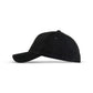 Classic Black Front Plain Fitted P-Cap