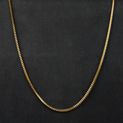 3mm FlexGold Square Wheat chain -316L