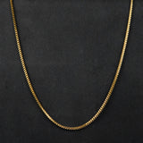 3mm FlexGold Square Wheat chain -316L