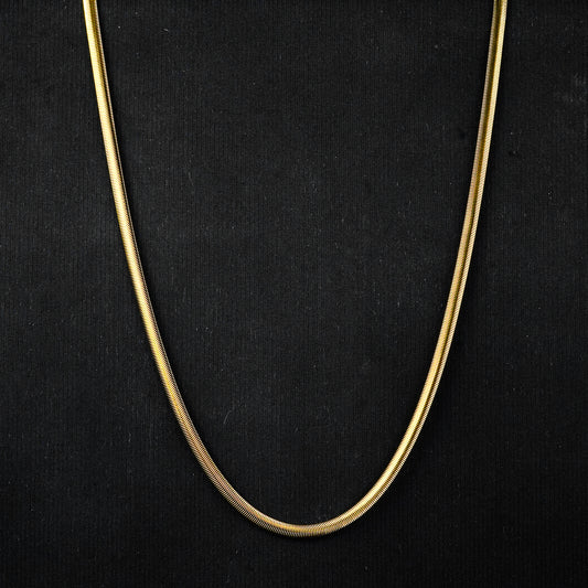 Pair Of Golden Flex Snake Chain Chain