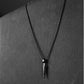 Black Arrow pendant with Black Roundcut chain -316L