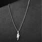  Crystal Flash Necklace with silver Roundcut chain -316L