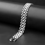 15mm Silver Regal Link chain Bracelet -316L