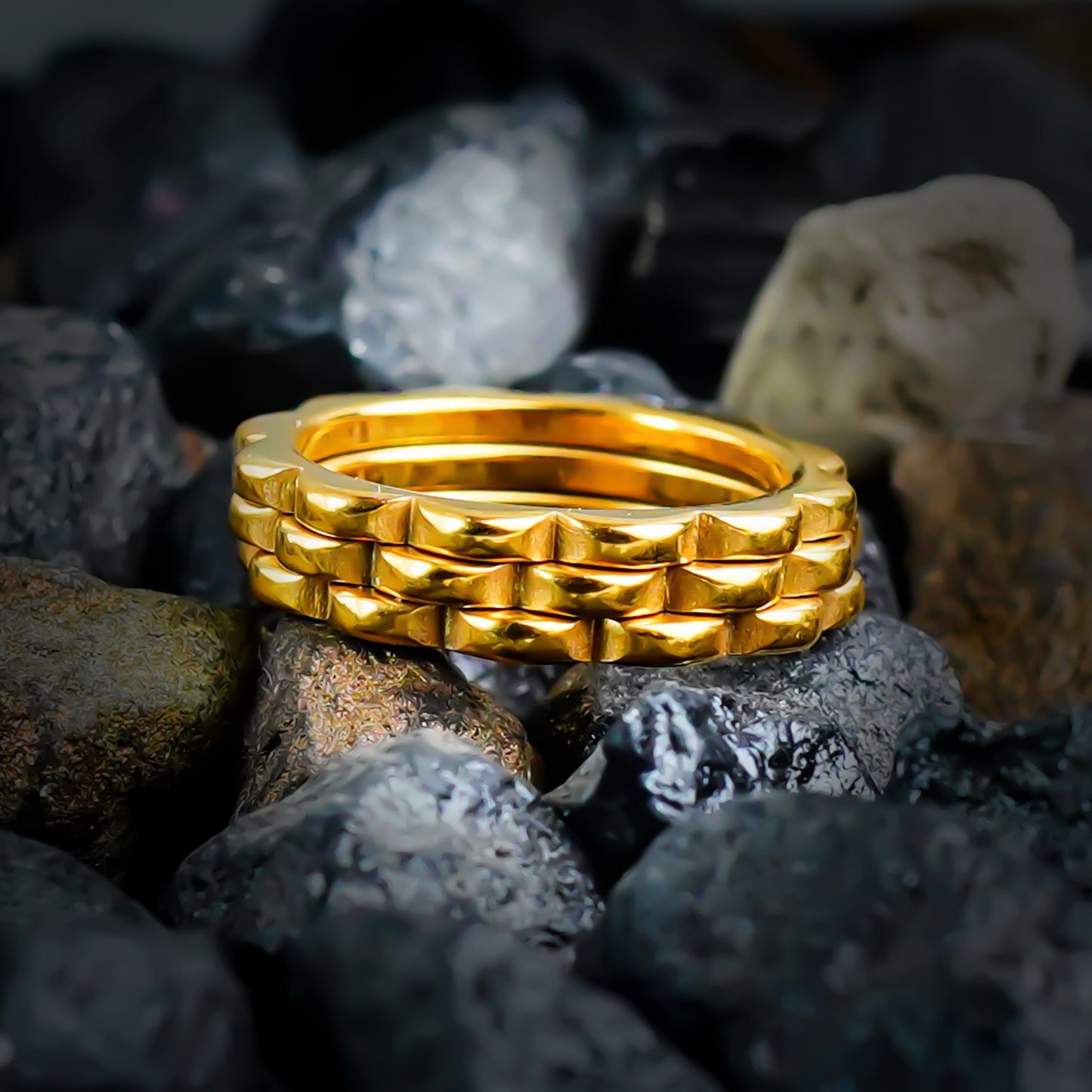 Golden Rolex Ring-316L