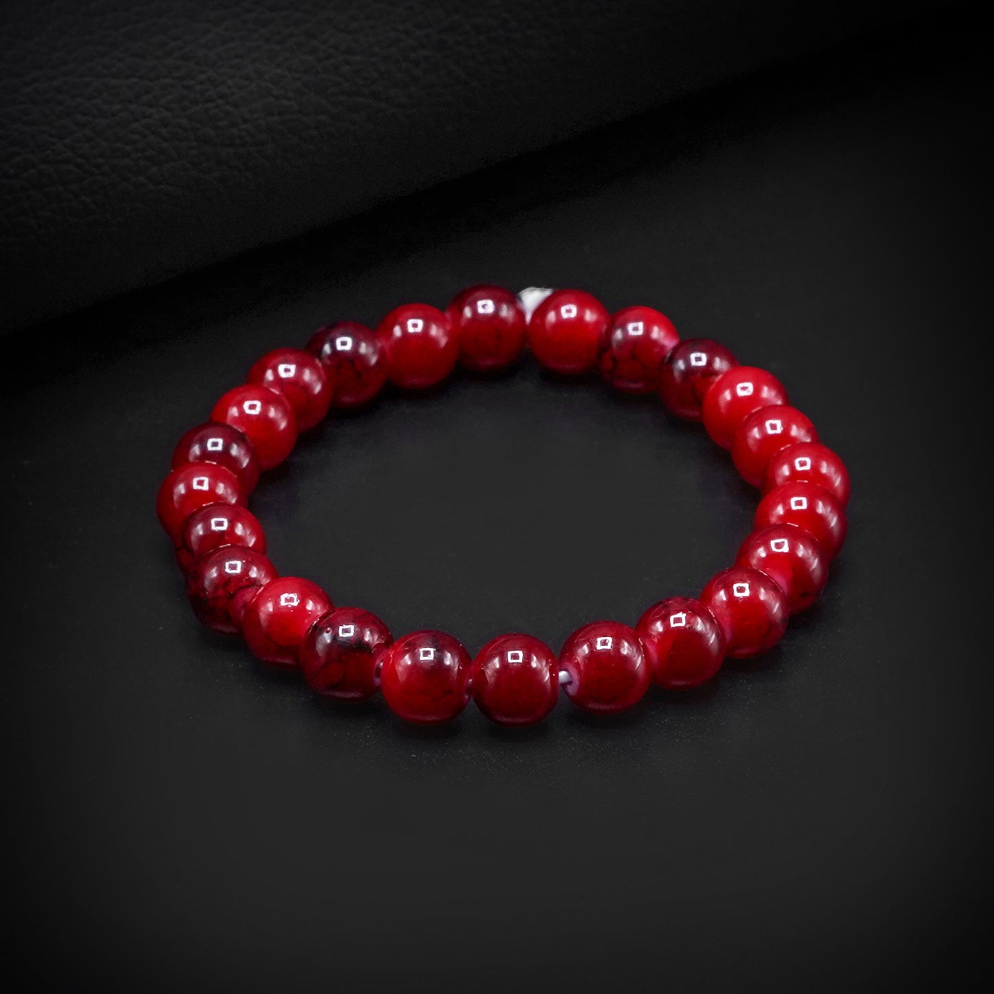 8mm Maroon Beaded bracelet
