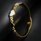 Golden Heart Bangle-316L