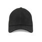 Classic Black Front Plain Fitted P-Cap