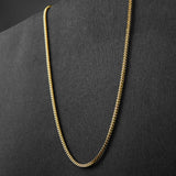 4mm FlexGold Square Wheat chain -316L