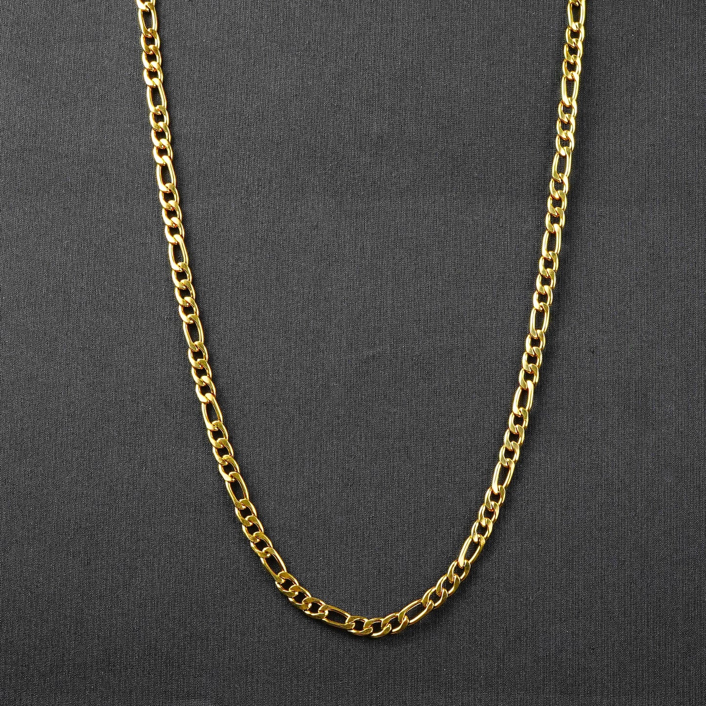 8mm Golden Flex Figaro Chain-316L