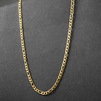 8mm Golden Flex Figaro Chain-316L