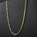 8mm Golden Flex Figaro Chain-316L