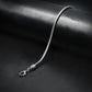 Pair Of Silver Flex Round Snake Chain