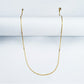 1.2mm Golden Round Snake Chain -316L